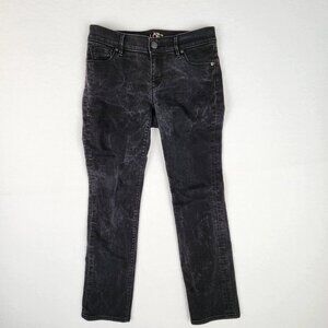Ann Taylor LOFT Modern Straight Low Rise Jeans Size 27P Petite Black (27/4 P)